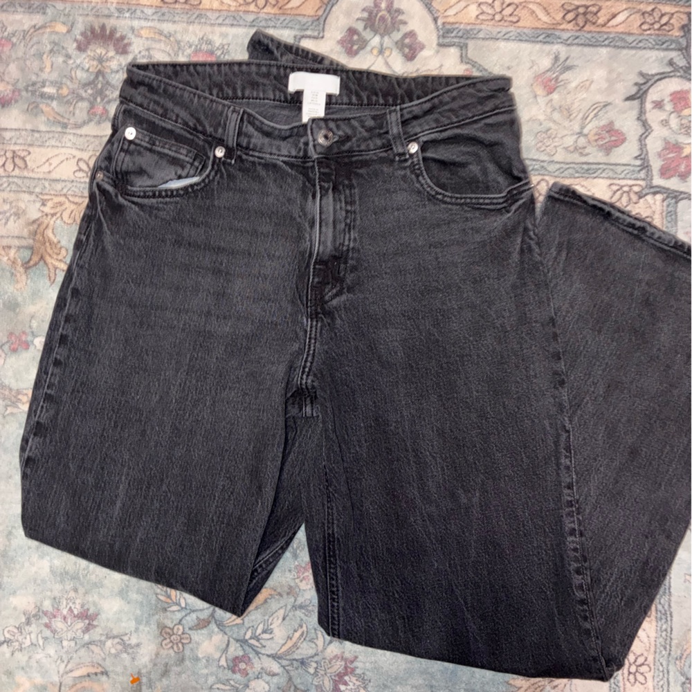 H&M Black Wide Leg Women's Jeans
